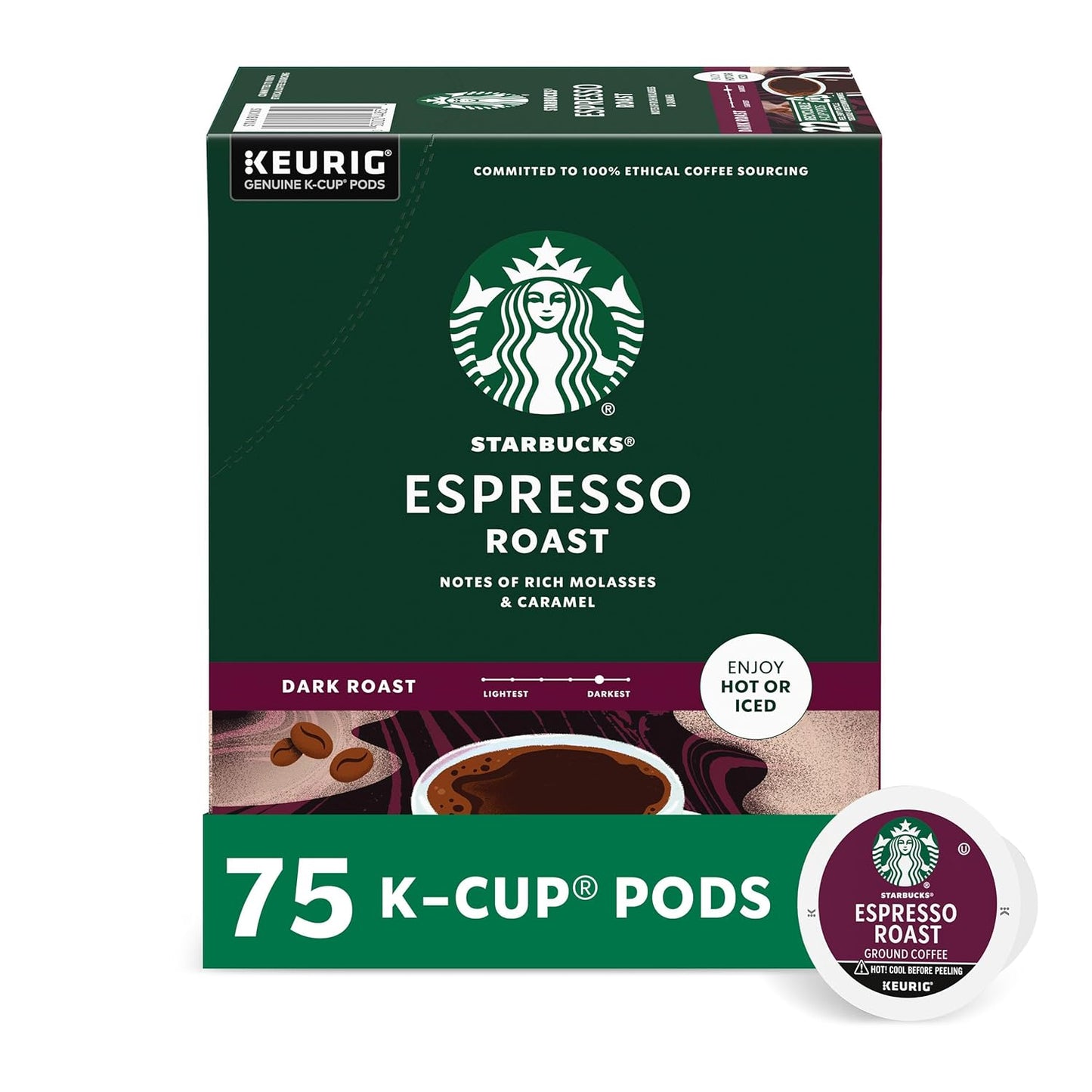 Starbucks K-Cup Coffee Pods (75 pods)