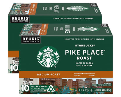 Starbucks K-Cup Coffee Pods (2 x 10 pods)