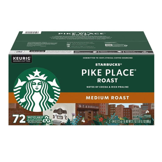 Starbucks Coffee K-Cup Pods (72 pods)